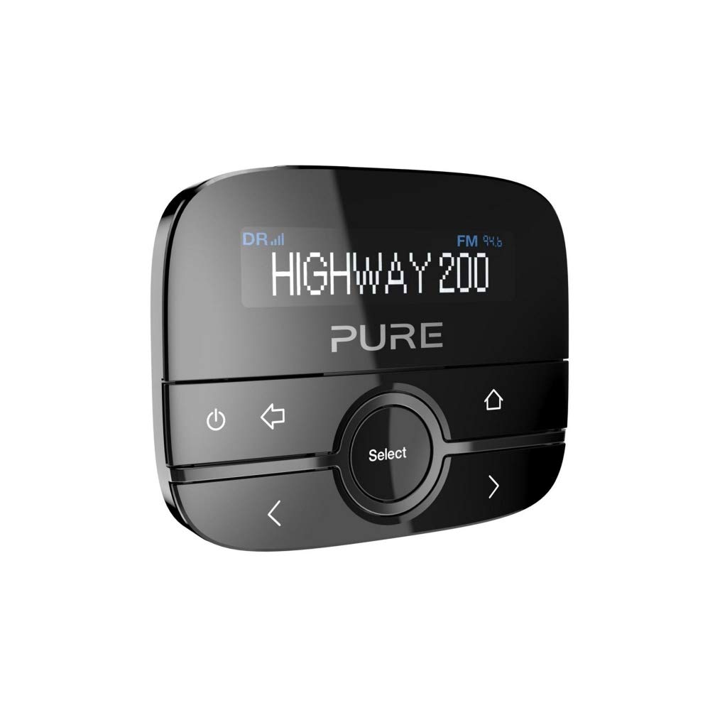 Pure Highway 200 InCar DAB+/DAB Digital Radio FM Adapter with AUX