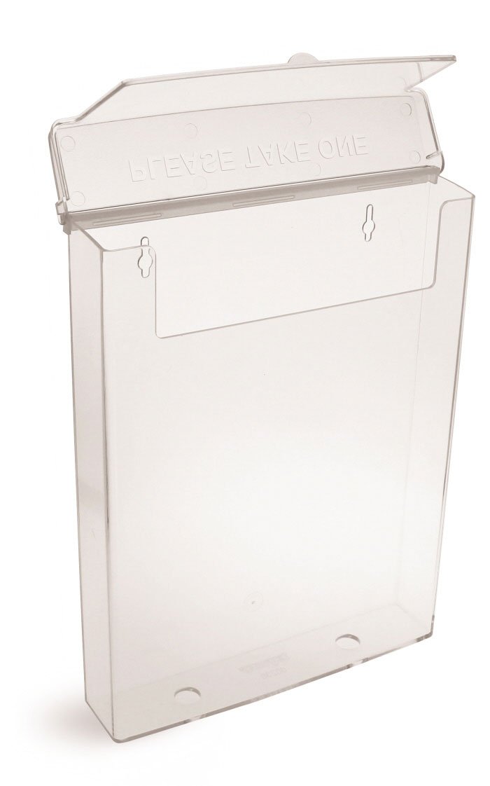 Taymar OD230 Single Pocket Dispenser for A4 Leaflets and Brochures - Clear - Image 2