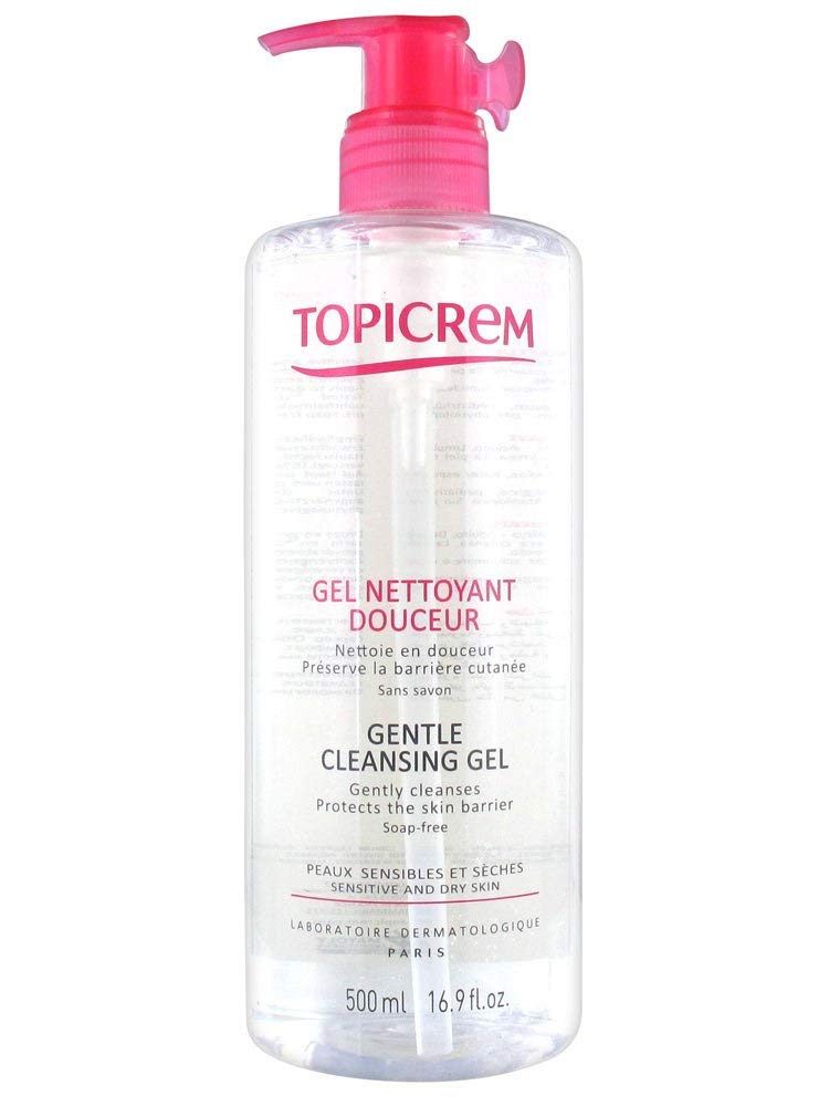 TOPICREM Gel Nettoyant Douceur Cleansing Gel 500 ml, L 38/40, 1 ml (Pack of 500)