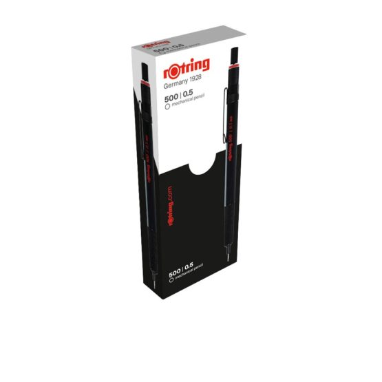 Rotring 500 Mechanical Pencil 0.7mm - Black Barrel - Image 3