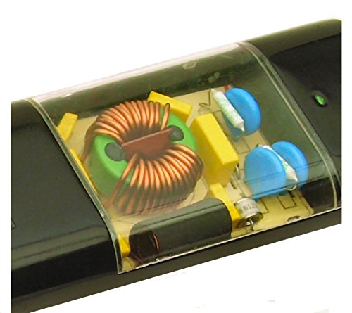 CS947 Tacima 6 Way Mains Conditioner with Surge Protection, black - Image 2