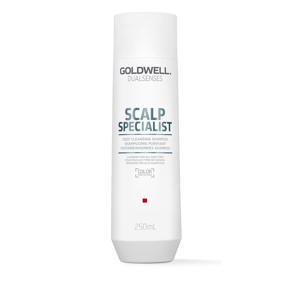 Goldwell Dualsenses Scalp Specialist Deep Cleansing Shampoo, for Oily Scalp Removes Residue & Pollutants, 250ml