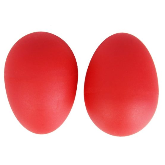 A-Star AP5201RD Plastic Egg Shakers Red - Pair - Rhythm Shakers for Children - Image 2