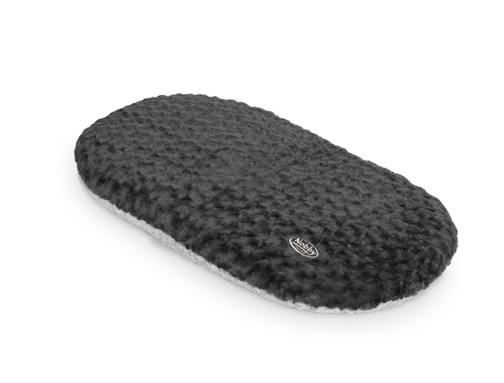 Nobby Oval Cushion Seoli, 80 x 49 x 4 cm, Dark/ Light Grey - Image 3