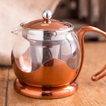La Cafetière Copper Le Teapot, 660 ml (1¼ pints)