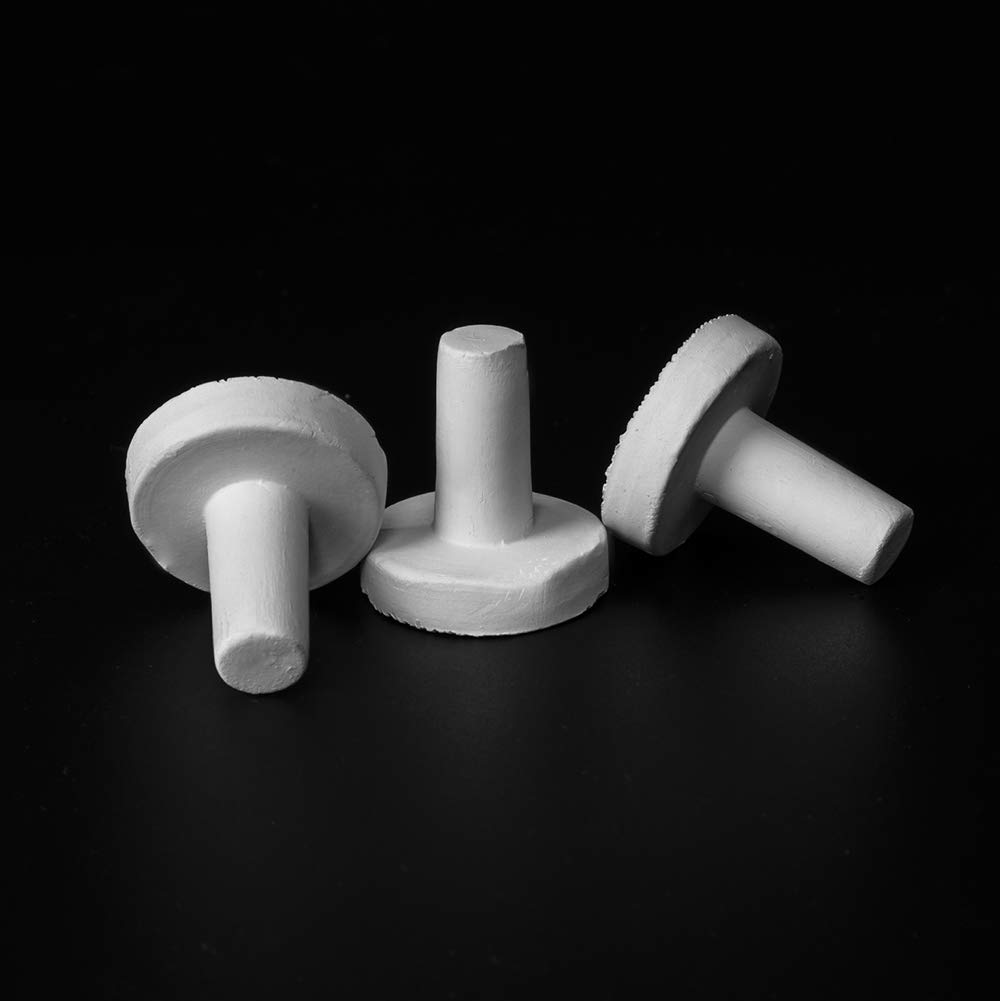 iQuatics Ceramic Marine Coral Frag Plugs 100% Pollution & Chemical Free, Standard, Pack of 10, White Ceramic, Standard 10 Pack - Image 4