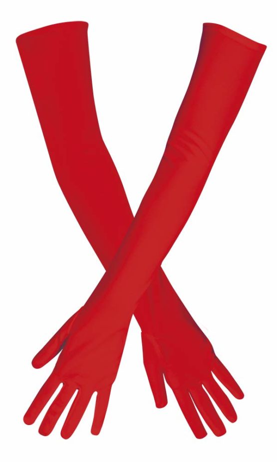 Boland 03102 Long Gloves Los Angeles Red