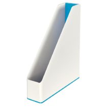 Leitz TS-120556 Wow Range A4 Duo Colour Magazine File, 73mm x 318mm x 272mm, Blue