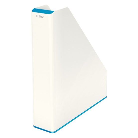 Leitz TS-120556 Wow Range A4 Duo Colour Magazine File, 73mm x 318mm x 272mm, Blue - Image 3