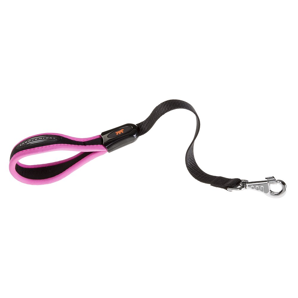 Ferplast ERGOFLUO GM Ergonomic Dog Lead, Secure Grip with Soft Padding, Anti-Abrasion, Extra-Resistant Finished Seams