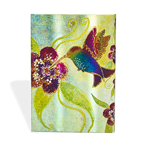 Paperblanks PB2234-3 Hummingbird, Schillerndes Silber und Grün, Blau, Lila - Image 4
