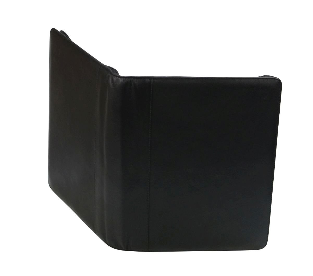 Alassio BOSA 30061 Ring Binder A4 Nappa Leather Black - Image 3