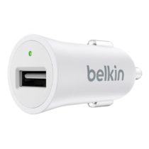 Belkin Premium MIXIT Fast 2.4 A USB Car Charger for Apple iPhone XS Max/XS/XR/X/8 Plus/8/7 Plus/7 and Apple iPad Air, iPad 2, iPad Mini with Connected Equipment Warranty, White
