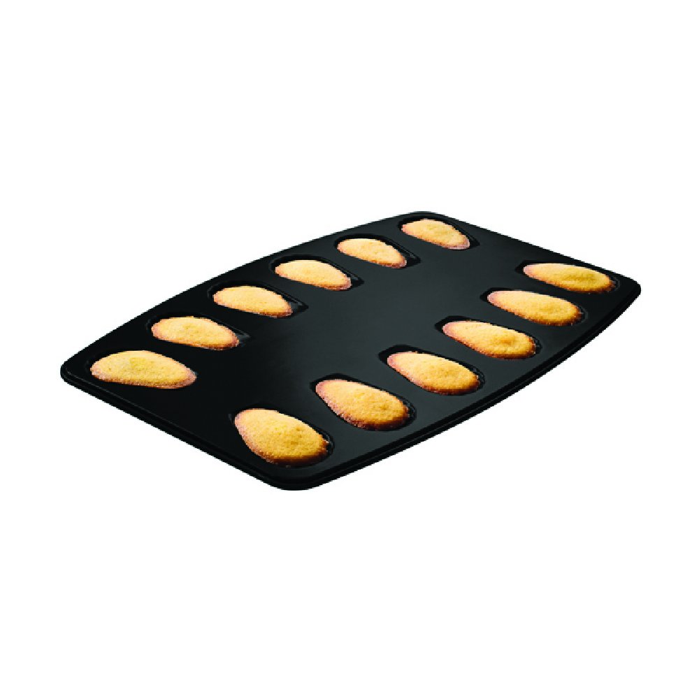 Zenker 7541 Madeleine Mould for 12 Madeleines 39 x 26 x 1 cm -(Black) - Image 2