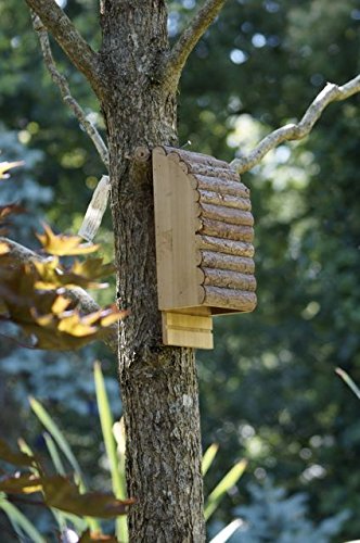 Greenkey 695 Medium Bat Box - Natural Wood, 27x14x8 cm - Image 2