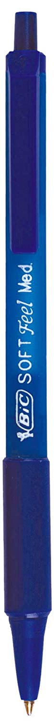 BIC ® ® BIC SOFT Feel clic Grip Pen 0.4 MM, Blue
