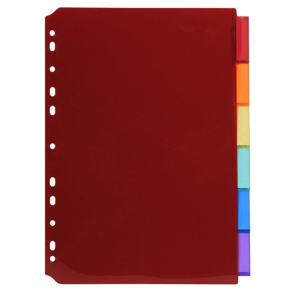 Exacompta, Ref 3906E, PP Document Dividers, Suitable for Use With A4 Documents, Made from Polypropylene