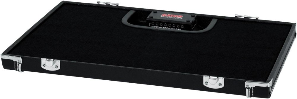 Gator GW-GIGBOXJR Gig-Box Jr. Pedal Board/Guitar Stand Case, Black, 54.6 x 36.8 cm - Image 4