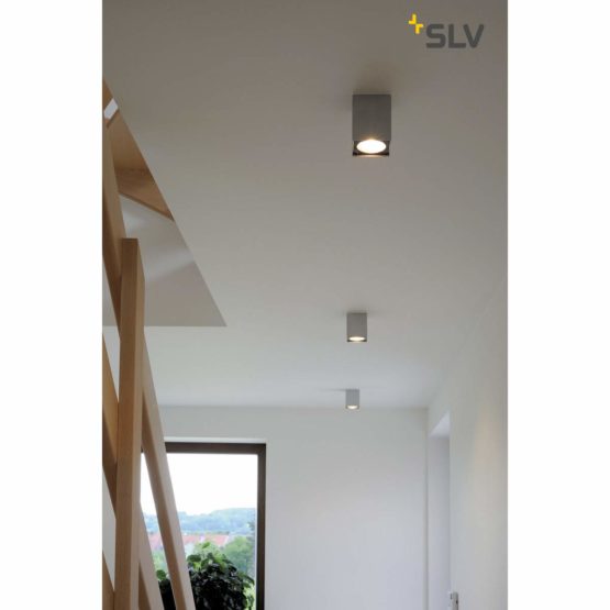 SLV Altra DICE/spot, floodlight, Spotlight, Ceiling, Surface-Mounted, Indoor Lighting / GU10 35W Grey, Aluminium, 35 W - Image 4