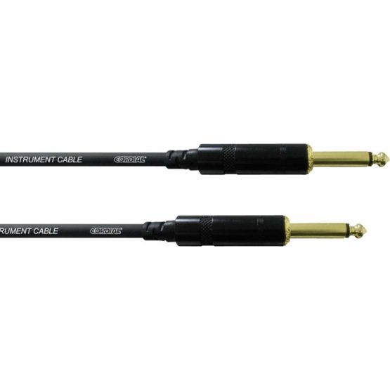 Cordial Intro 3m Straight to Straight Instrument and Guitar Cable
