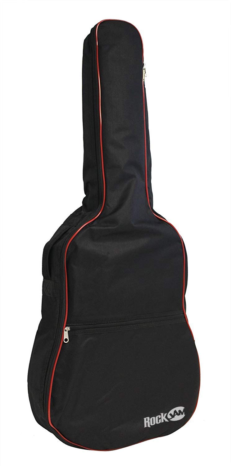 RockJam DGB02 Padded Acoustic Guitar Bag with Carry Handle and