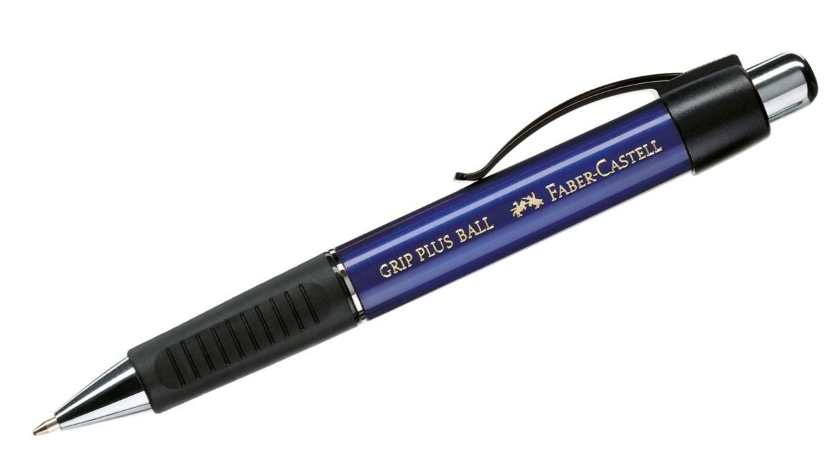 Faber-Castell Ballpoint pen Grip Plus Ball M navy blue