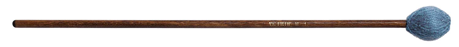 Vic FIrth - American Custom® Vibraphone and Marimba Mallets - M1 - Synthetic Yarn Round Head - Soft - Teal
