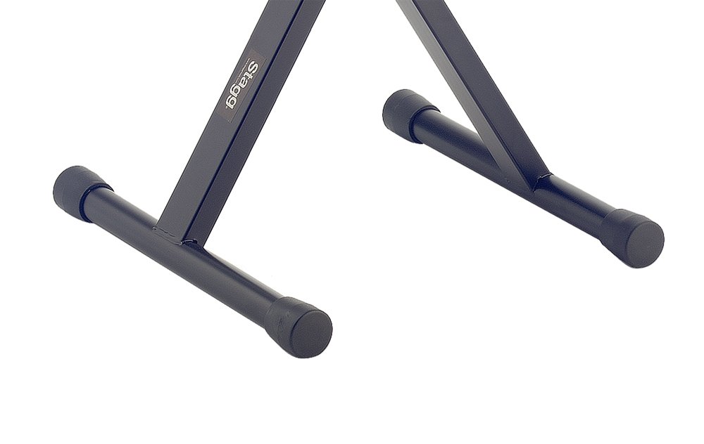 Stagg KEB-A10 Adjustable Keyboard Stool Bench, Black, 32 x 43cm - Image 3