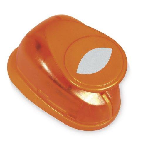 Rayher corner punch flower, 2,54x1,27cm, 1 inch, suitable for paper, cardboard up to 200 g/m², Orange, 5,08x2,54cm- 2 Zoll - Image 2