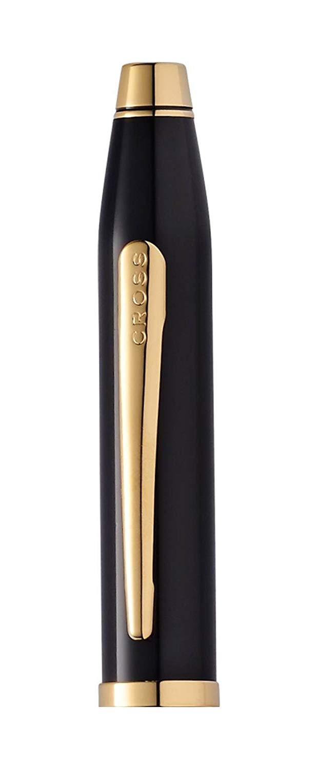 Cross Century II - Black fountain pen with 23 Karat gold details, Black Lacquer - Image 2