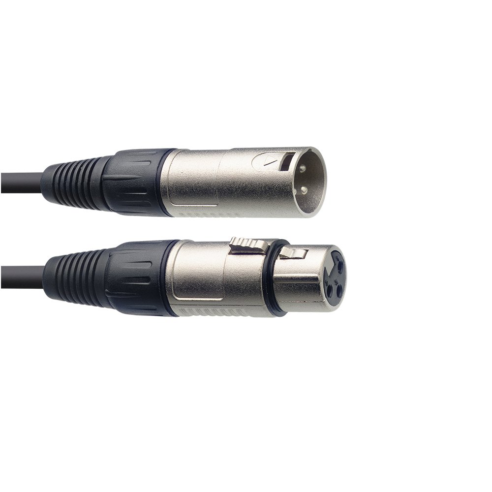 Stagg SMC6 6 metre standard microphone cable, Black, 6m - Image 2