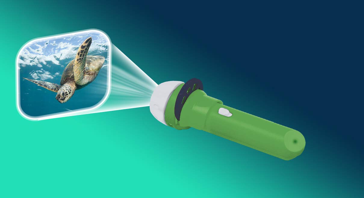 Natural History Museum Sea Creatures Torch and Projector,Multicolor,11.5 x 3 x 3 centimeters - Image 2