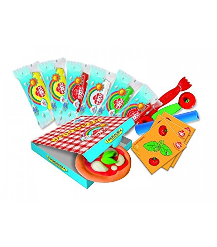 FILA 399000 Modeling Dough Green, Orange, Red, White, Yellow Consumable for Model Making for Children - Image 2