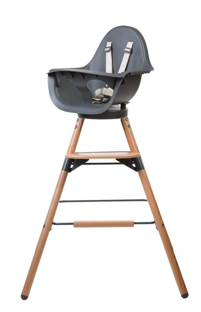 BEABA, Extra Long Leg Set for Evolu 2 Baby High Chair, adapts to a 90cm high kitchen island or bar, Footrest, Beechwood - Image 2