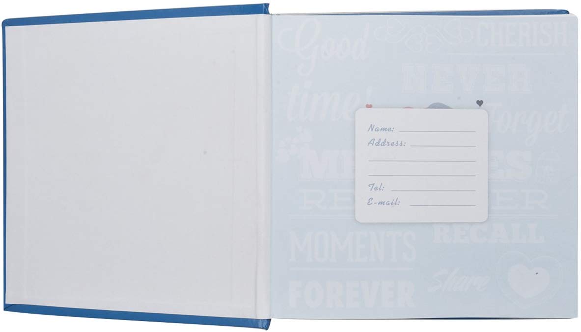 Arpan Blue Memo Slip In Photo Album 10 x 15 cm For 200 Photos - MEMORIES, Xmas, Album Size : 28 x 4 x 26 cm Approx - Image 4