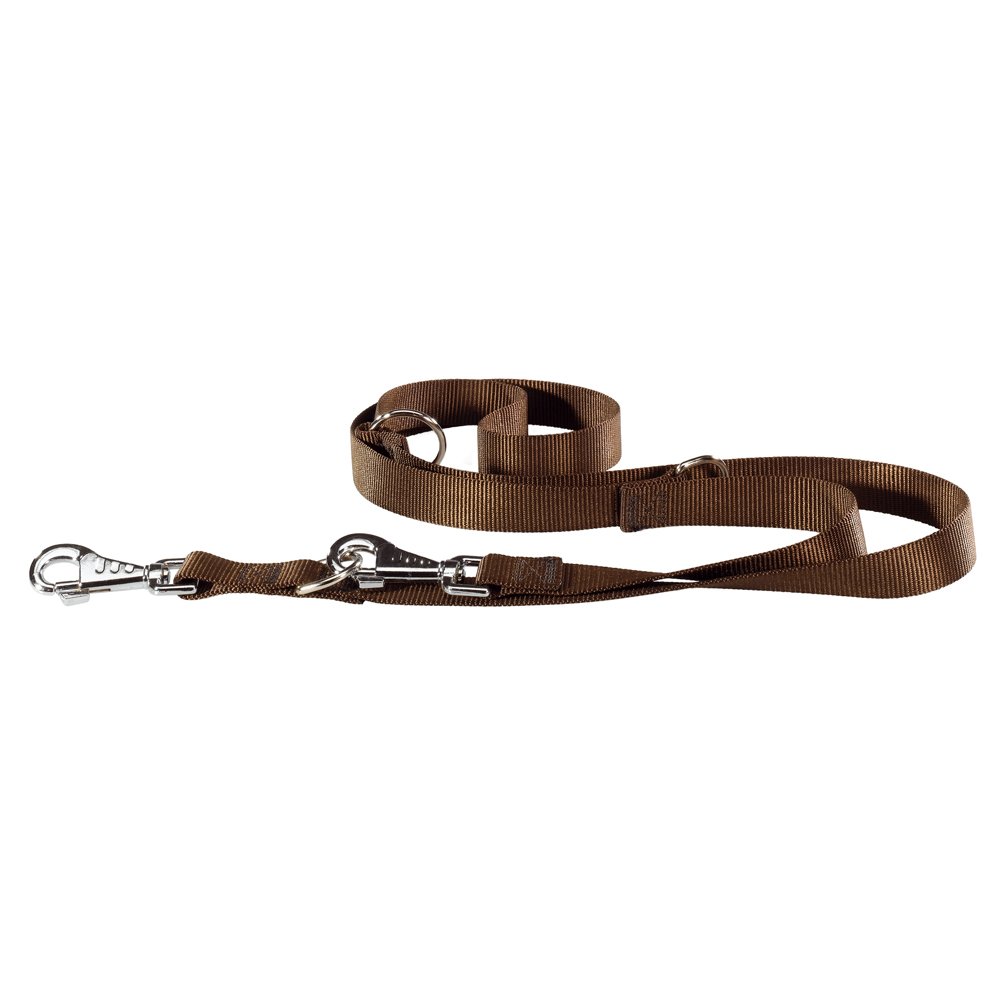 Ferplast Club Ga20/200 Dog Lead, 20 mm x 120-200 cm, Brown, Breite: 2,0 cm, Länge: 120-200 cm