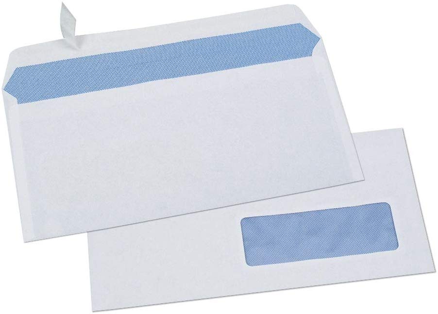 GPV 503 Envelopes DL 100 x 220 mm White with Window