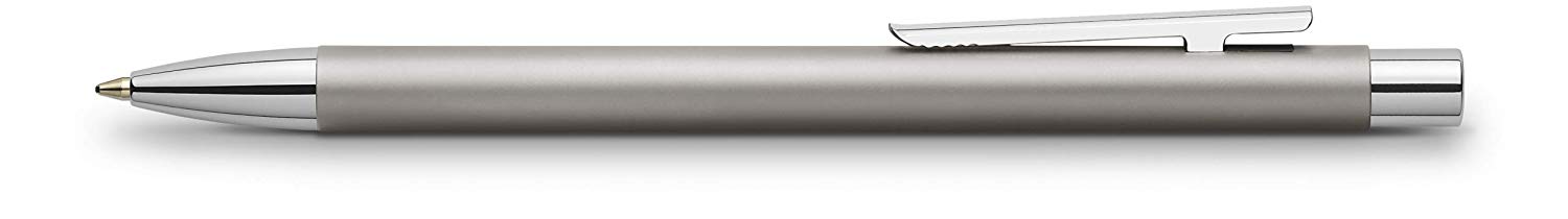 Faber-Castell 342120 Neo Slim Stainless Steel Ballpoint Pen, silver matt - Image 2