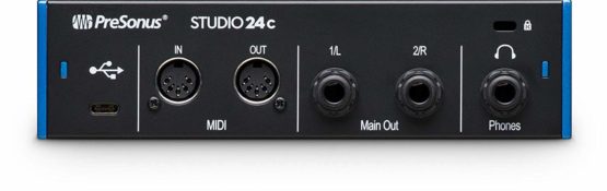 PreSonus Studio 24c, 2-In/2-Out, 192 kHz, USB-C audio interface with software bundle including Studio One Artist, Ableton Live Lite DAW and more for recording, streaming and podcasting - Image 2