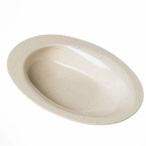 Performance Health Manoy Contoured Plates, Small, High Walled Plate, Scoop Dish with Raised Walls for Users to Scoop Foods onto Utensils, Melamine Plate for Users with Limited Motor Function
