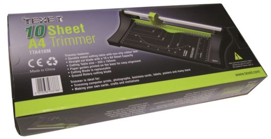 TEXET A4 Straight Cut Paper Trimmer | 10 sheets at a time capacity - Image 2
