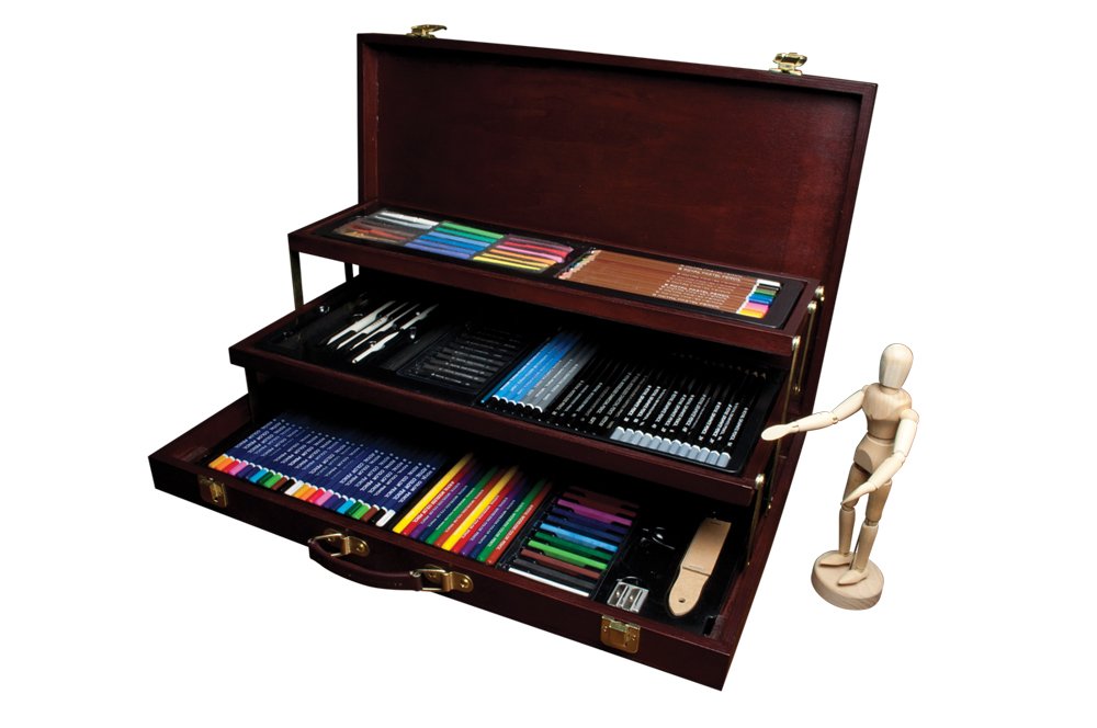 Royal & Langnickel Artist Premier Sketching and Drawing Set, Multicolor, 134 Count (Pack of 1)