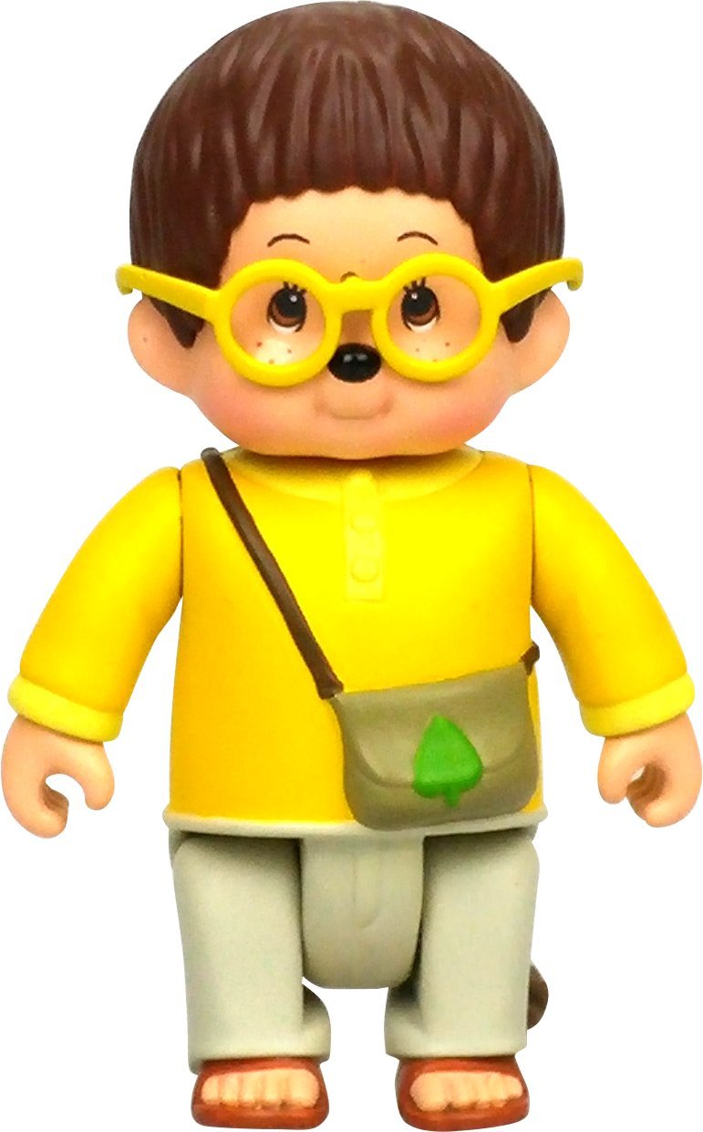 Monchhichi Set of 2 Articulated Figures Leafy & Sylvius 7.5 cm Kindergarten Toy, Yellow, 7,5 cm - Image 3