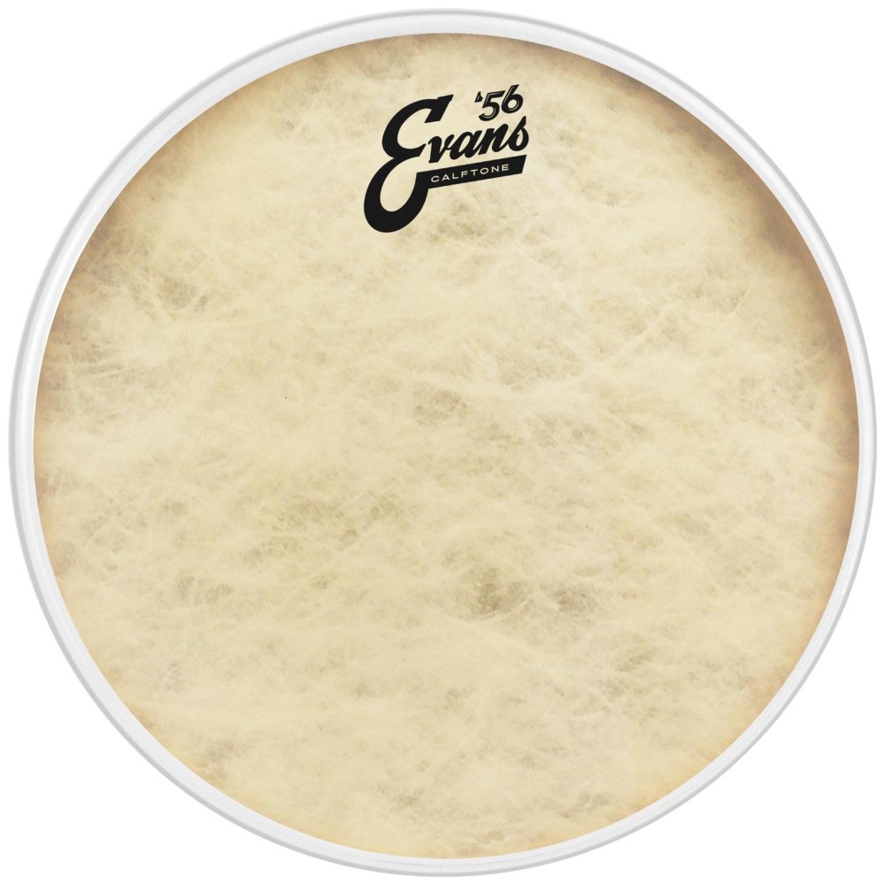 Evans Drum Heads - Calftone Tom Drumhead, 15 Inch, black