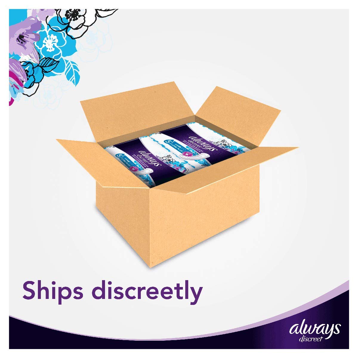 Always Discreet for Sensitive Bladder Long Plus Pads 64ct Ecommerce FFU, White, 64 Count (Pack of 1) - Image 3