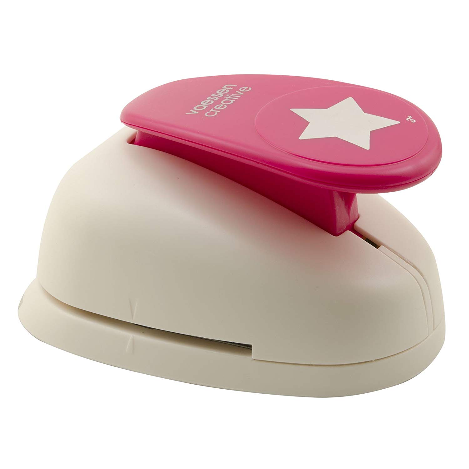 Vaessen Creative Craft Paper Punch - Star - 6,7 x 7,2 cm - Circle Cutter for Crafting and Card Making, Multi-colour, 3XL - Image 2