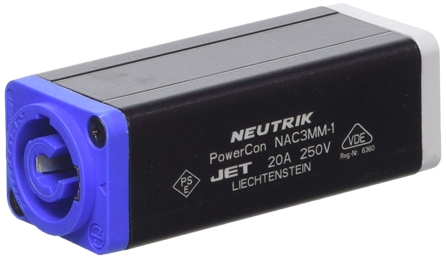 Neutrik NAC3MM-1 - Adapter PowerCon to powerCON, Black