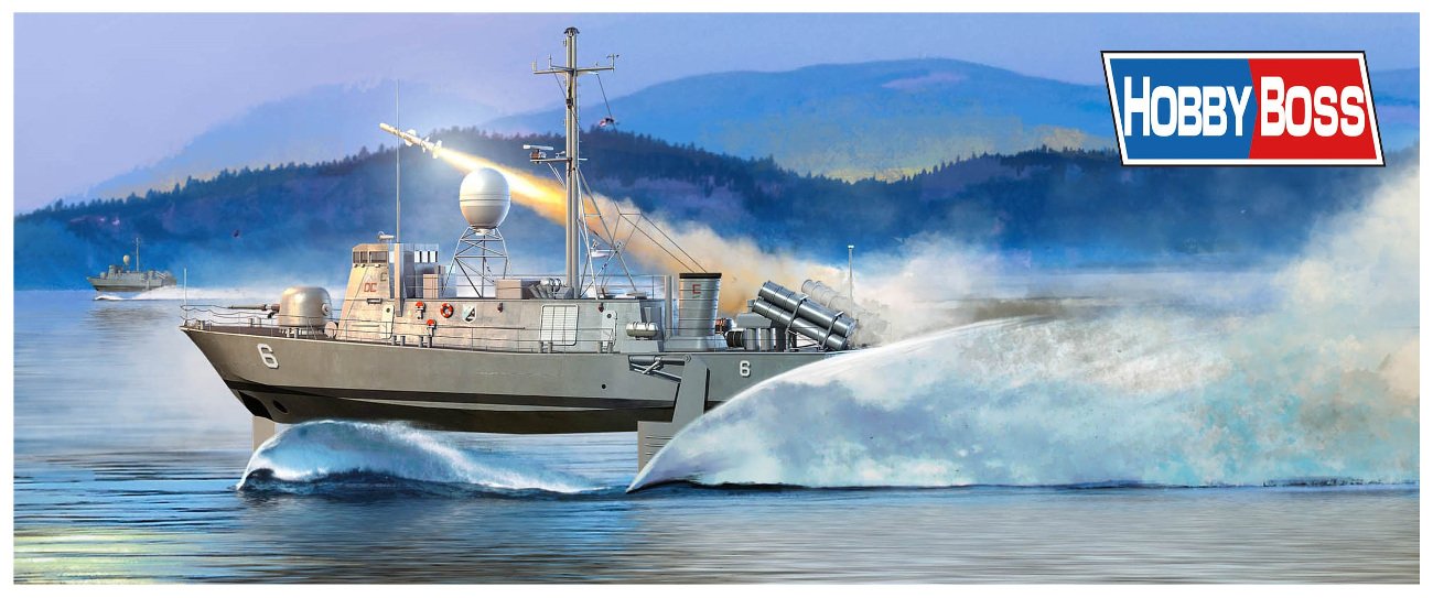 Hobbyboss 1:200 - USS Hercules PHM-2, Various, Medium