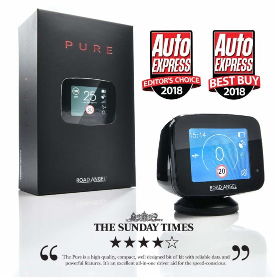 Road Angel Pure Advanced Speed Camera Detector System, Live Data, Lasers, Radars, Alerts, TFT Screen, Built-in Wi-Fi, Black - Image 3