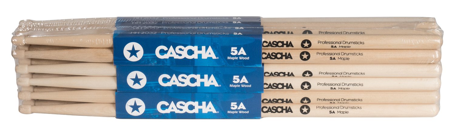 CASCHA professional drumsticks 5A robust maple sticks, drumsticks wood, professional drum accessories, drumsticks maple